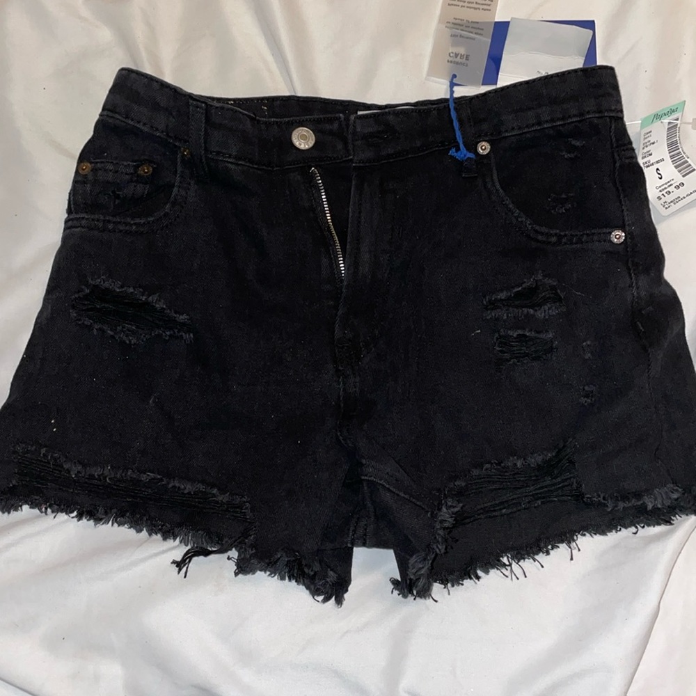 denim shorts